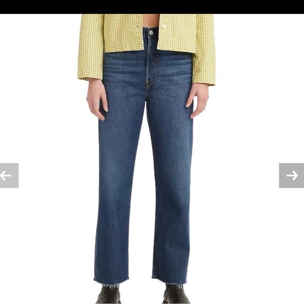 Levi’s Ribcage Straight Jeans, color/wash: Noe Down, size: 31